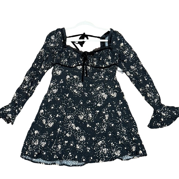 ✨ NWT Free People Tess Floral Print Mini Dress Boho Style Size S - Picture 4 of 16